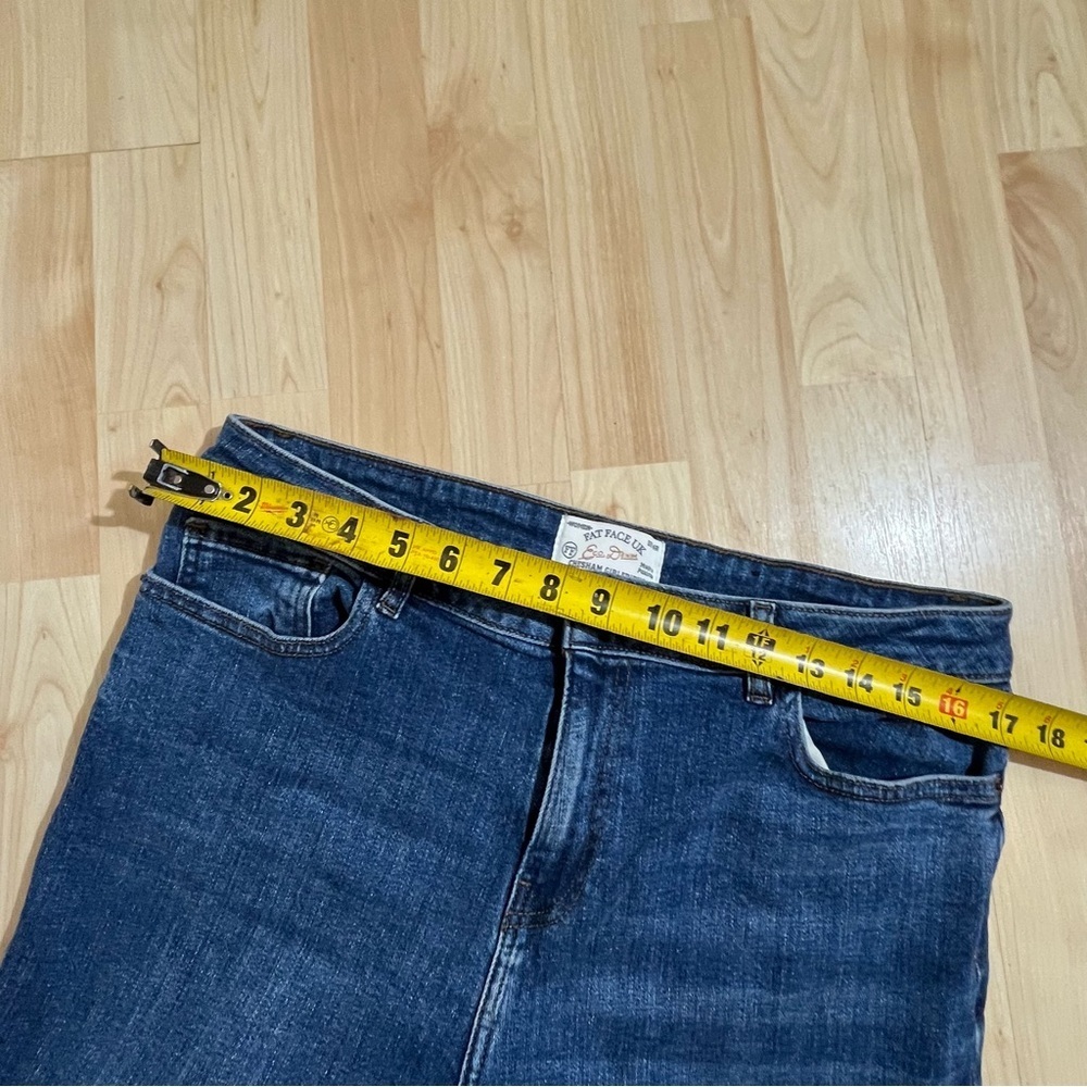 Fat Face UK Cargo Sway straight Women's UK 14R Eco DENIM us 10 - Picture 4 of 7